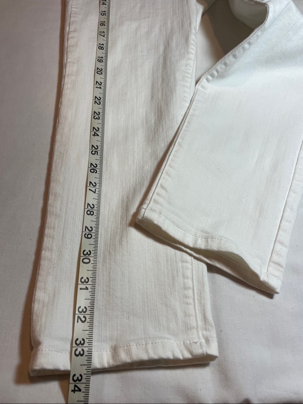 Liverpool White Crop Pants. - Picture 5 of 6